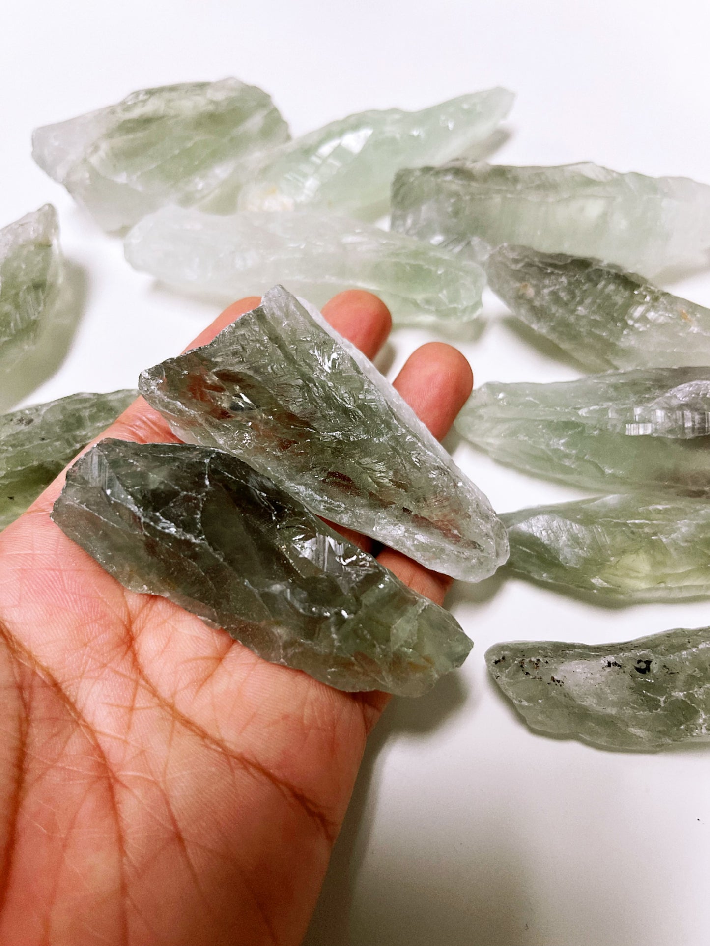 Prasiolite Green Quartz Rough