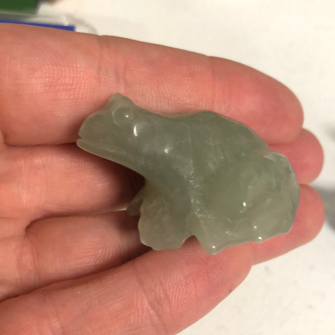 Yooperlite Frog Carving