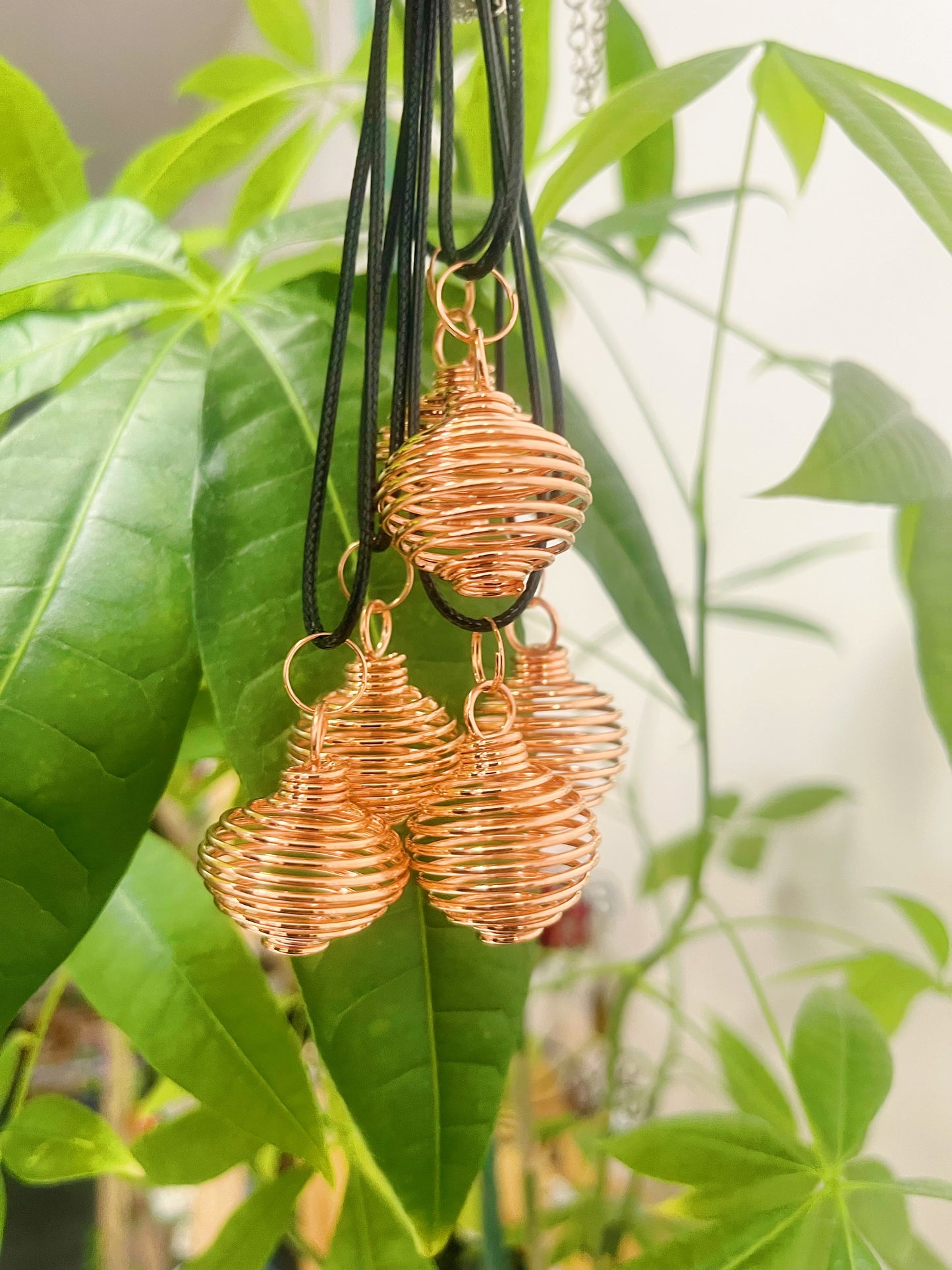 Gemstone Cage pendant CYO Necklace (no crystal included )