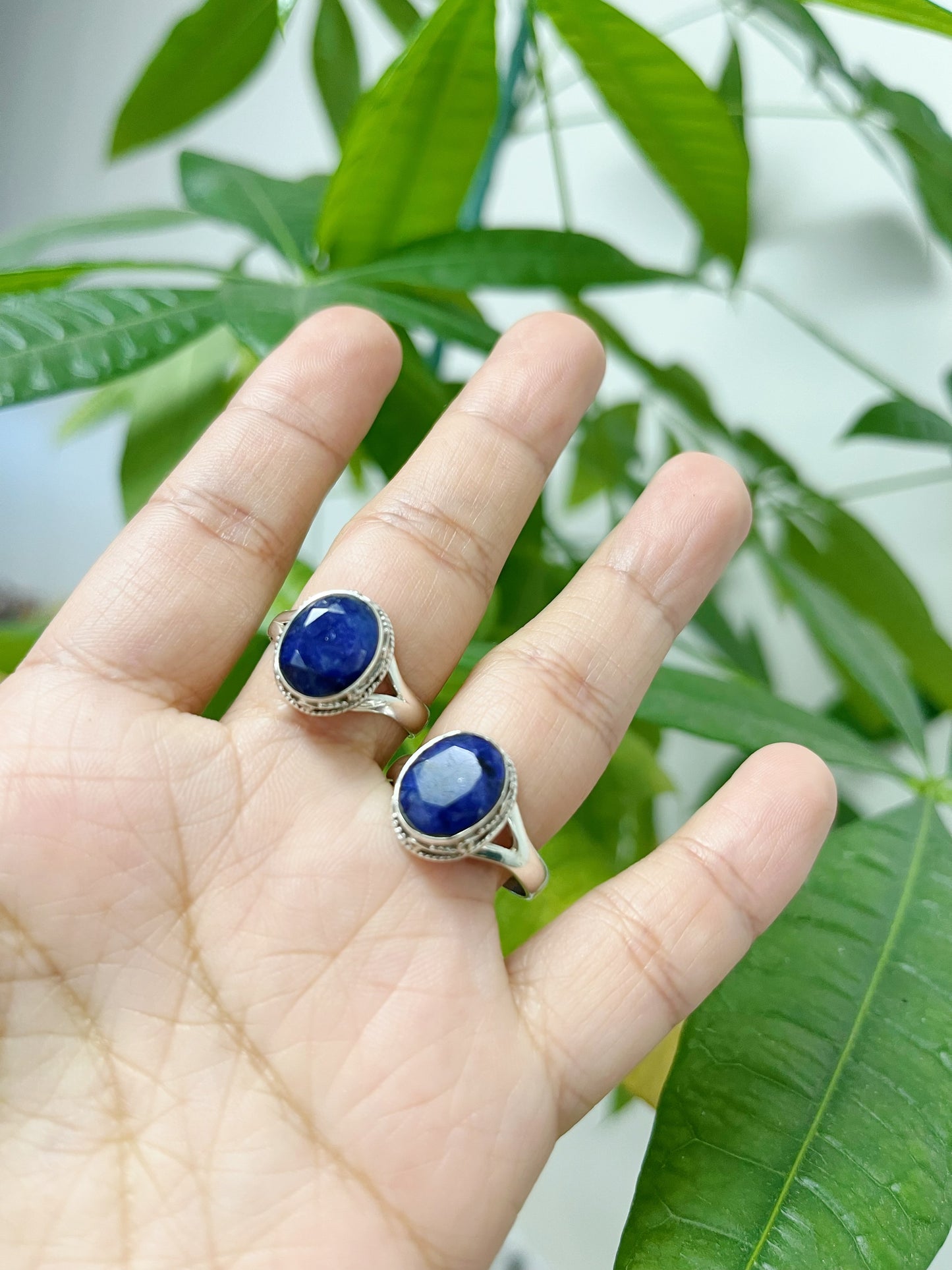 Ruby sapphire emerald Sliver ring