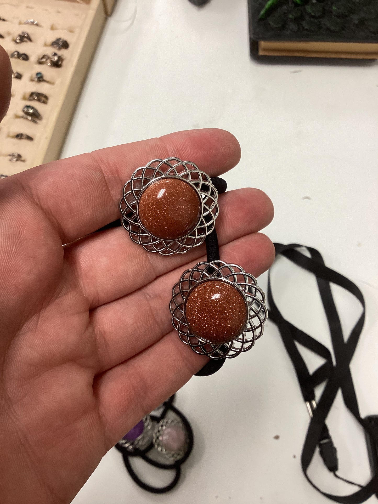 Crystal Hair Ties