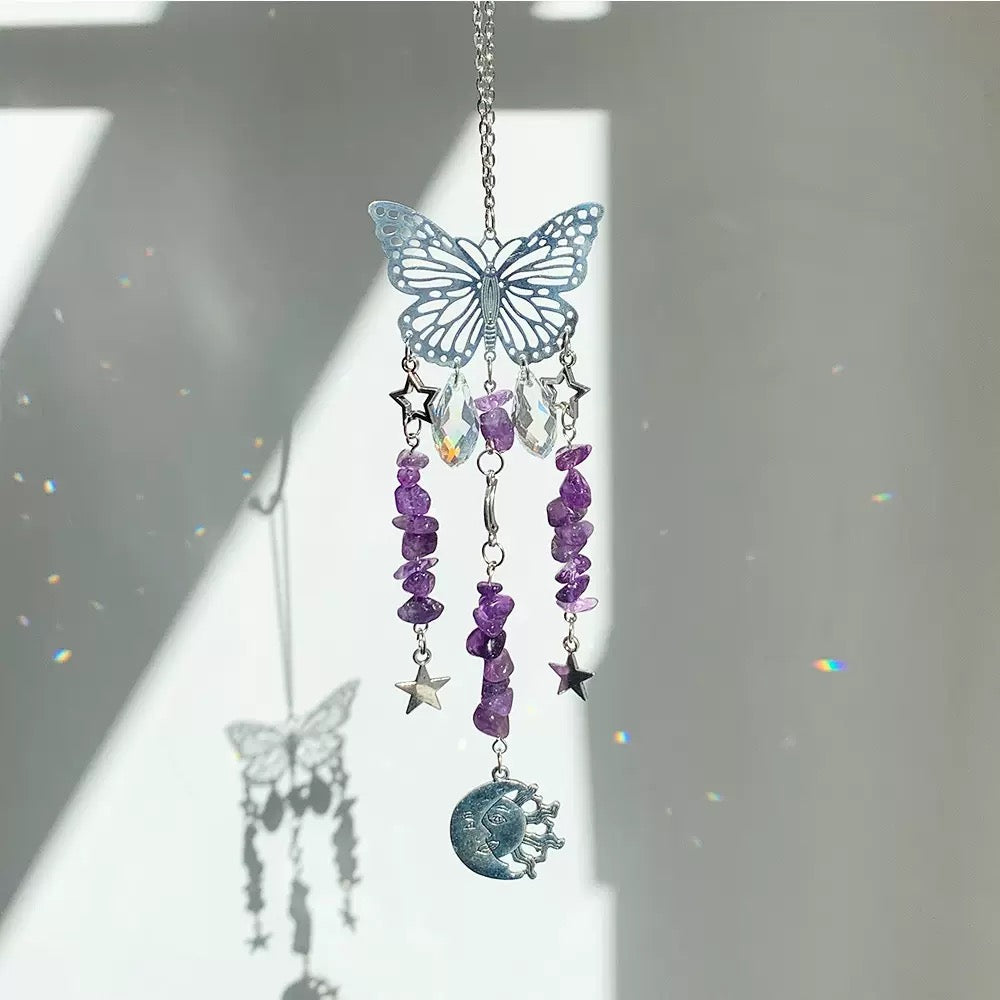 Butterfly Crystal Sun Catcher