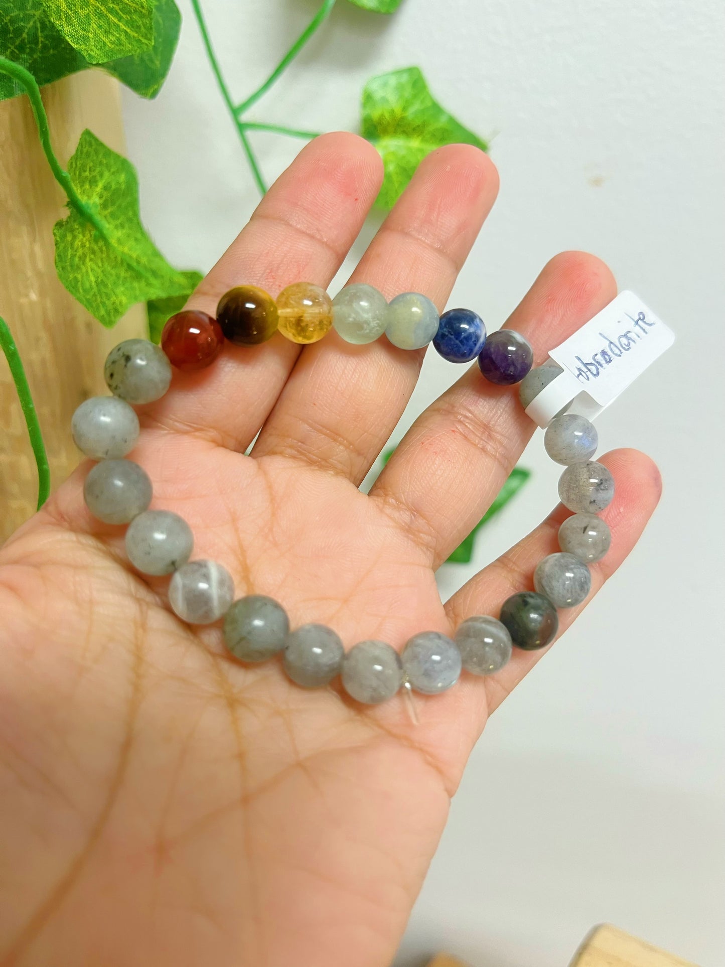 7 Chakra Bracelet handmade