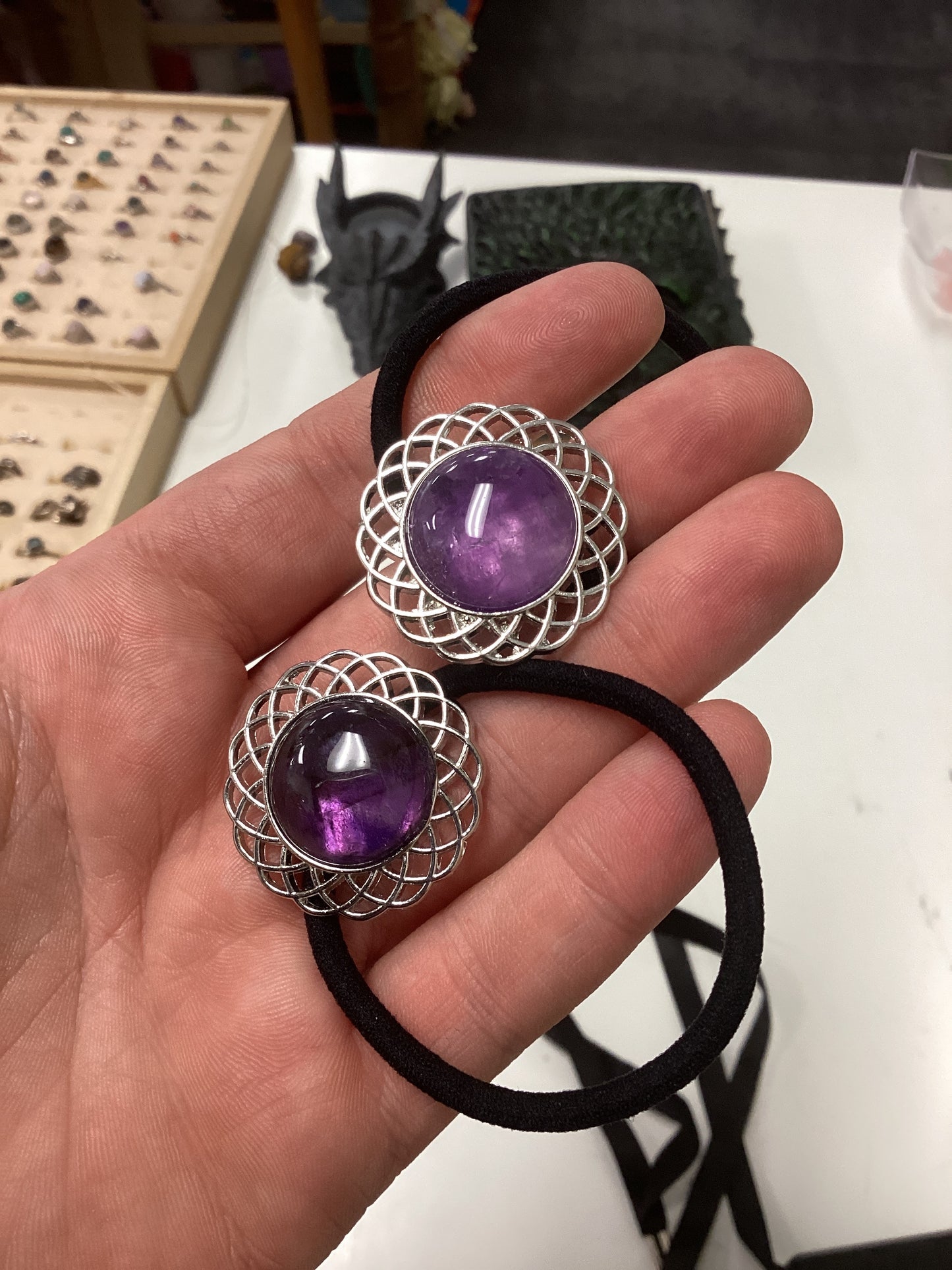 Crystal Hair Ties