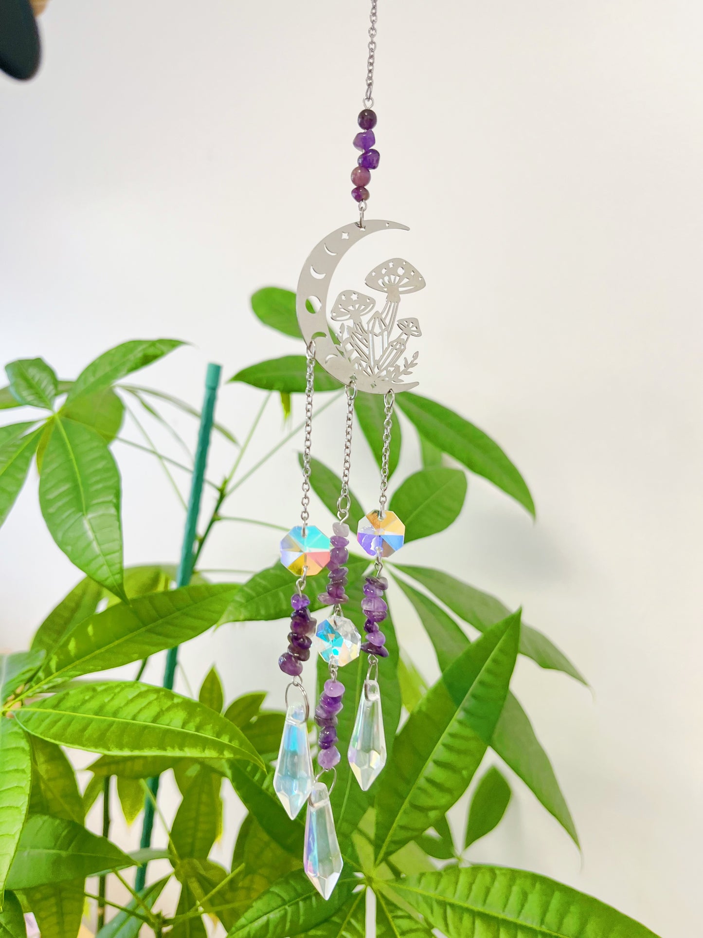 Mushroom Moon Suncatcher
