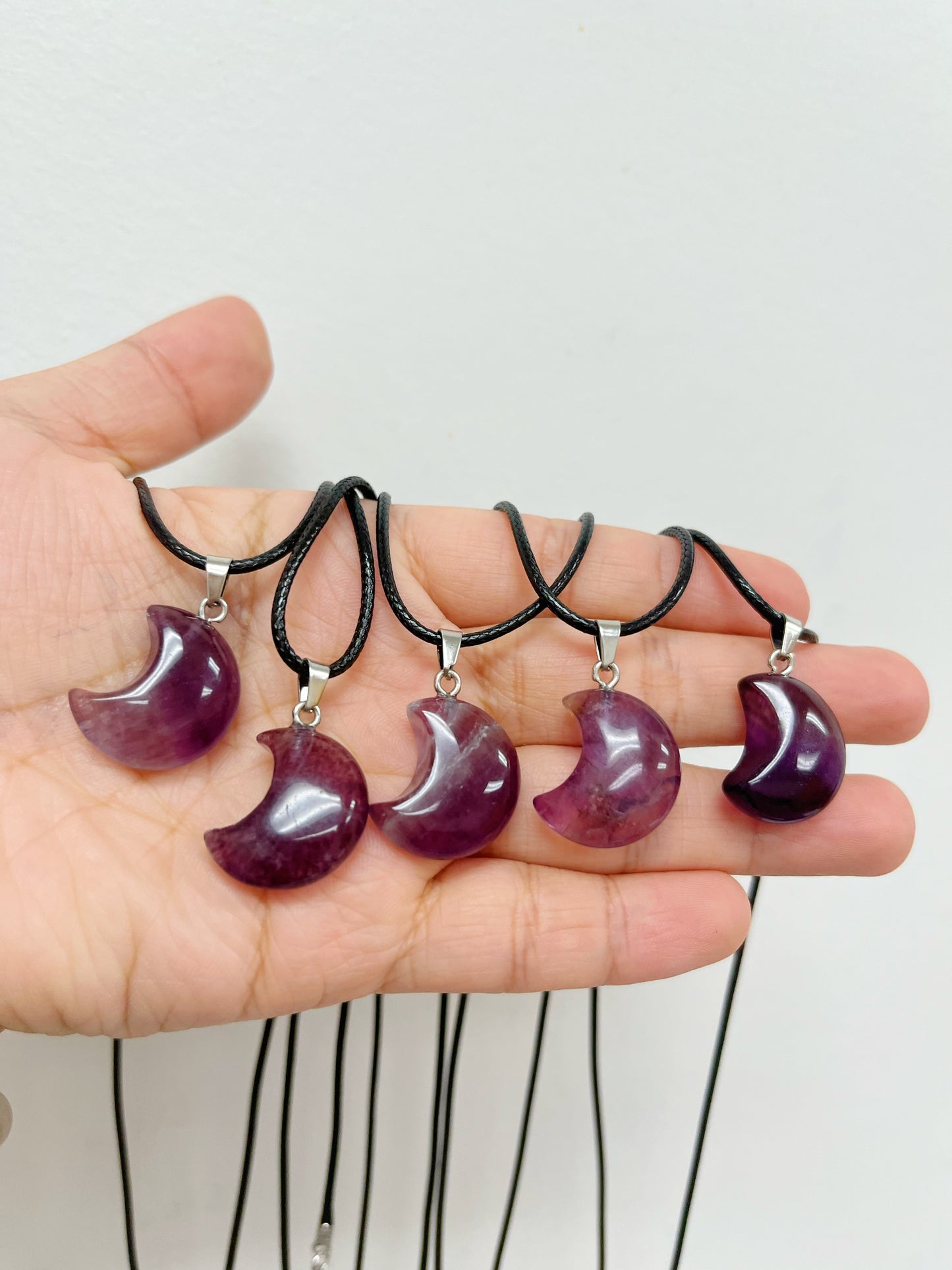 Amethyst Moon Necklace