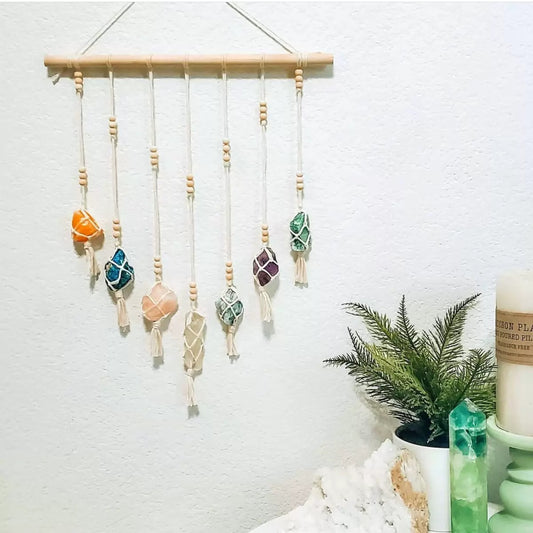 Rough Gemstone Wall Hanger
