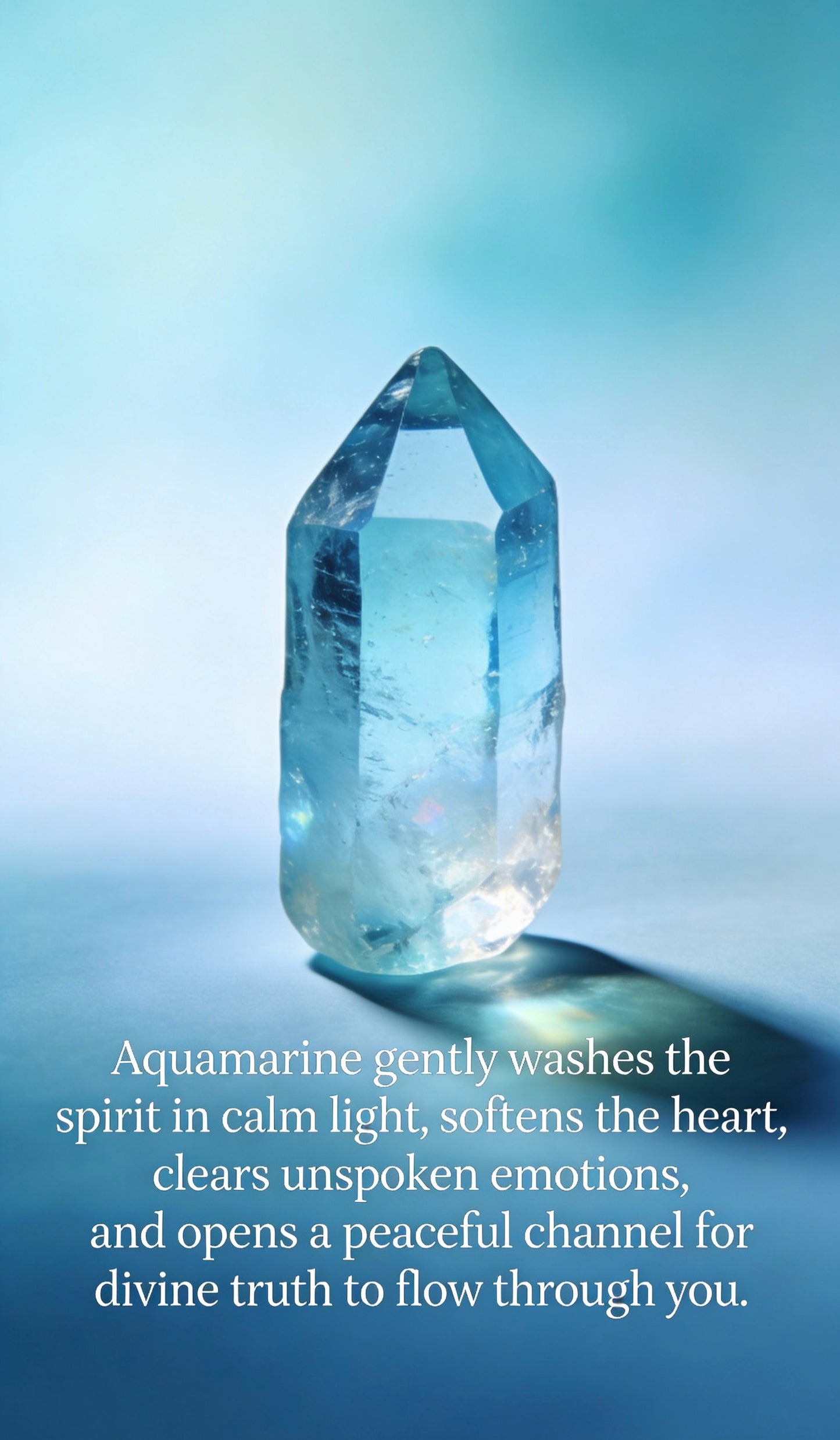 Aquamarine Bracelet Faceted