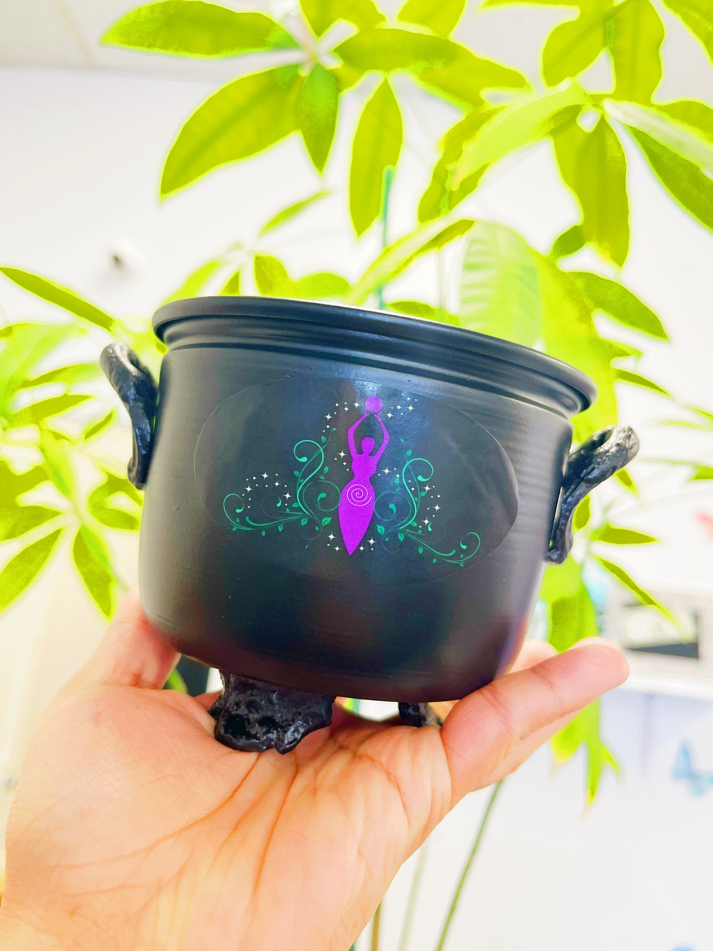 Metal Cauldrons with Sand