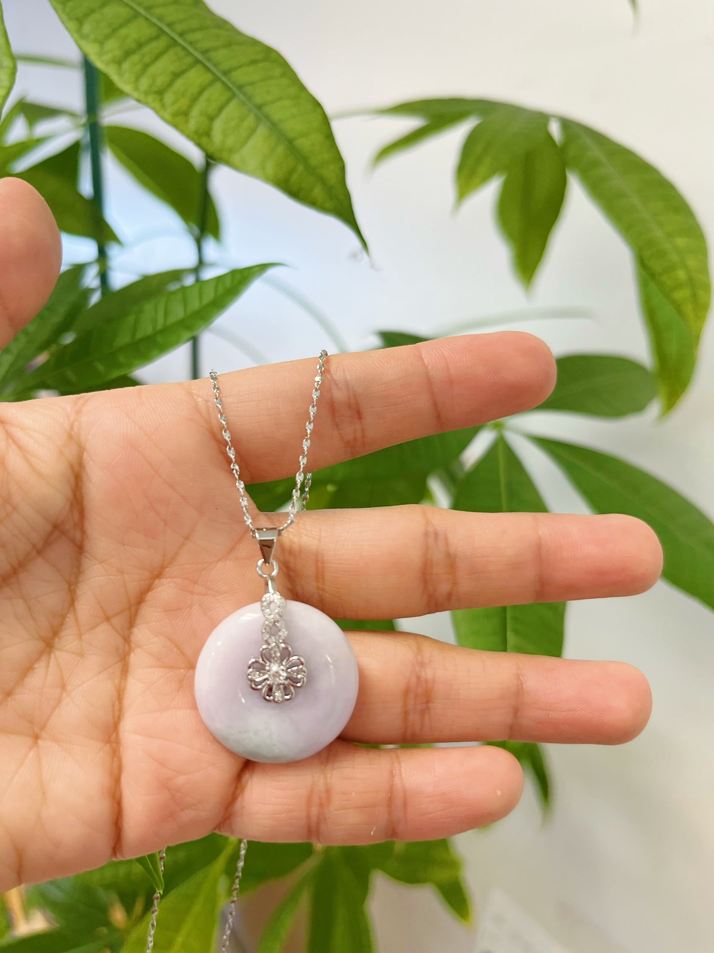 Purple Jade Necklace