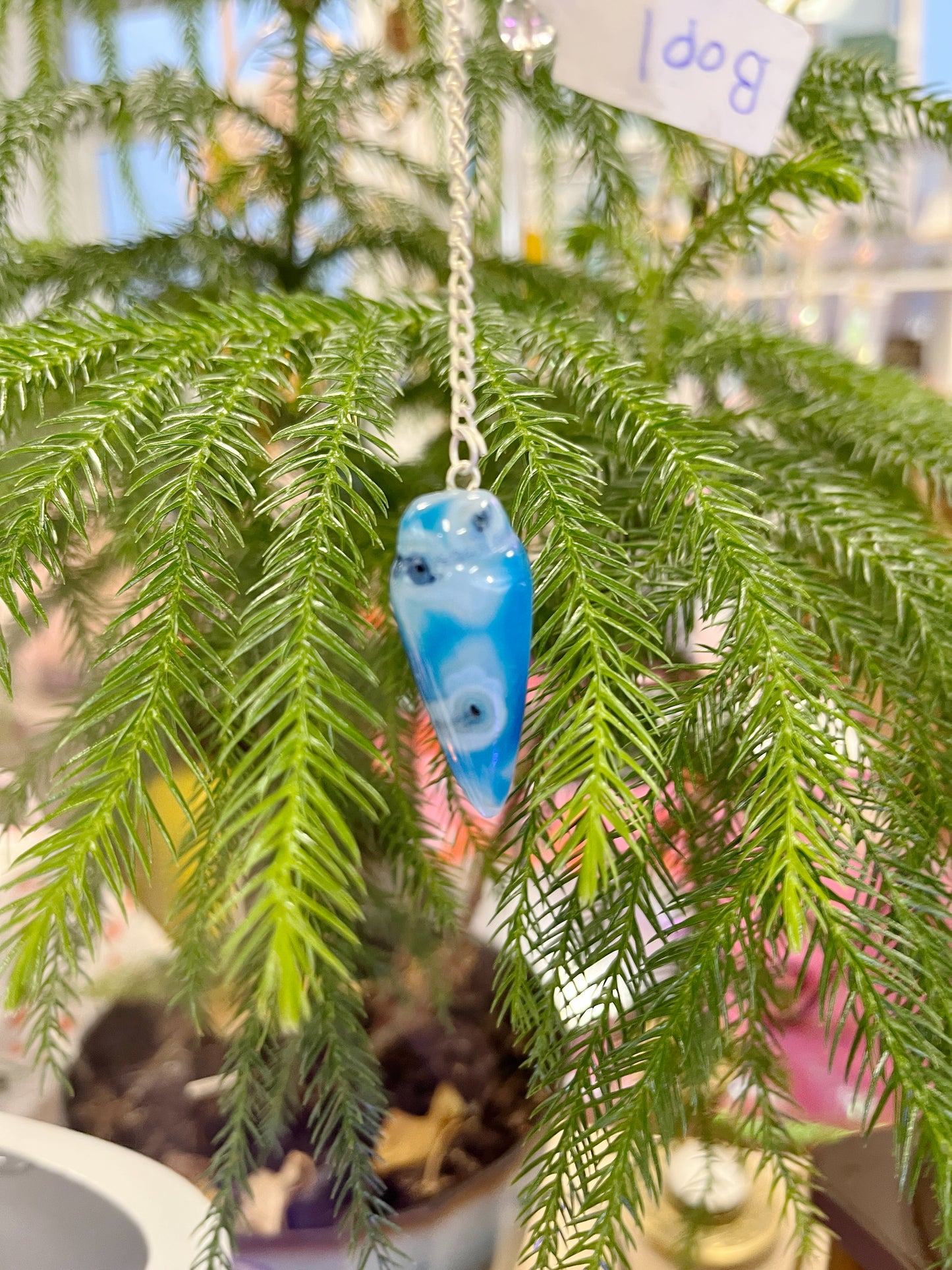 Blue Onyx Pendulum