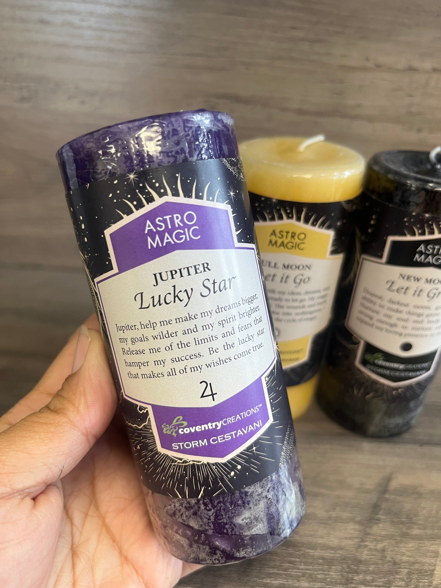 Intention candle Blessed Herbal Pillar Candles
