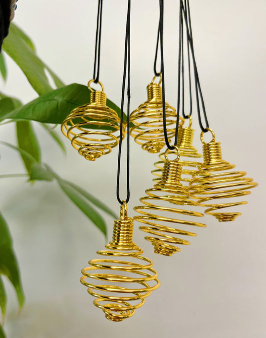 Copper gemstone Cage