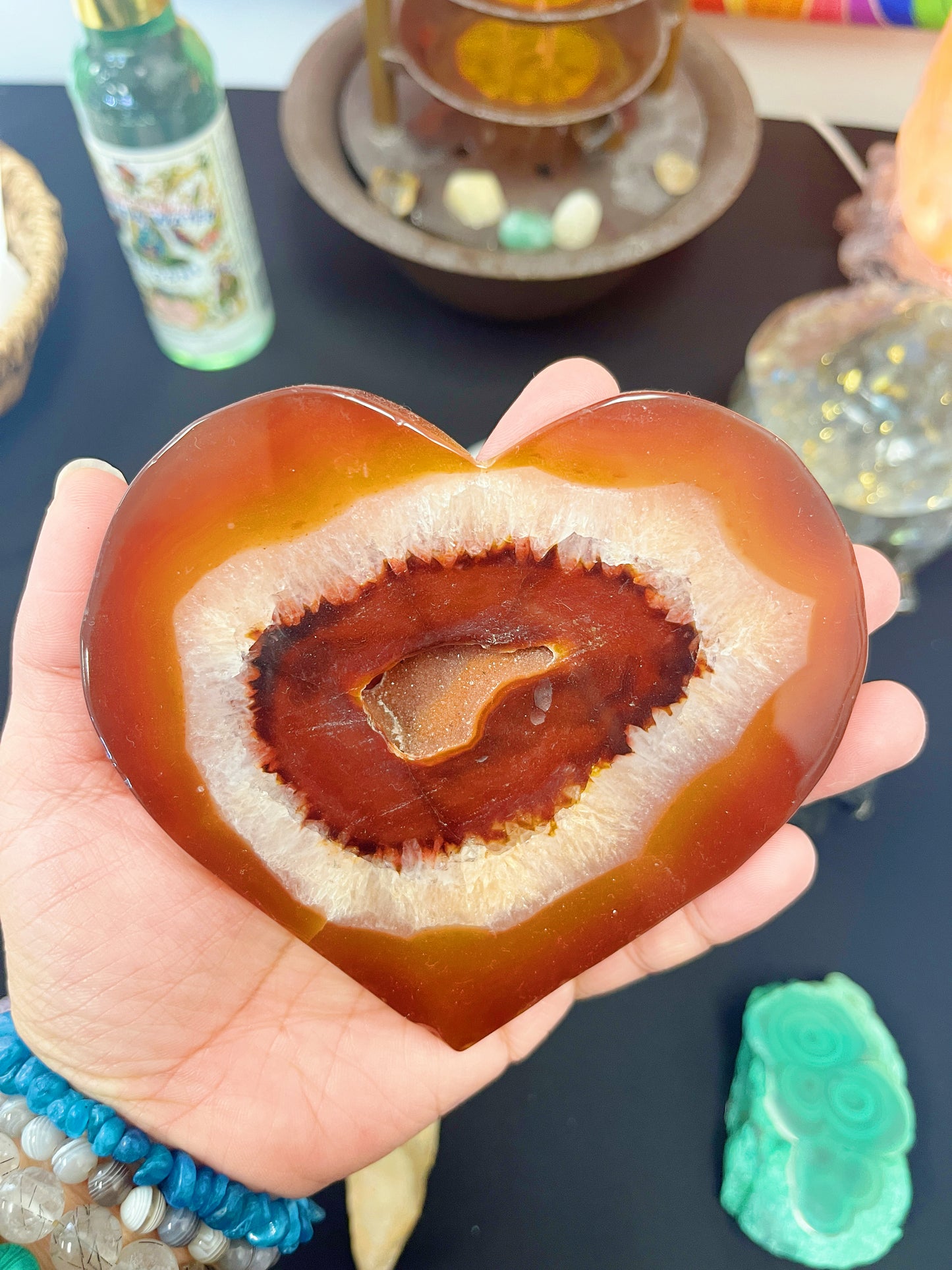Carnelian Heart Slabs
