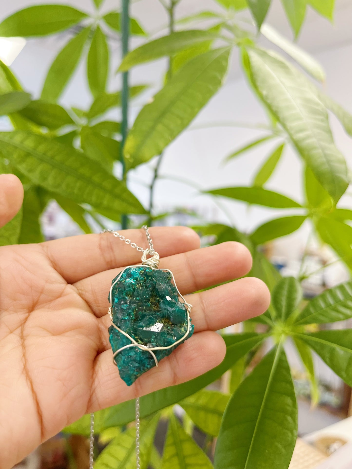 Dioptase Necklace