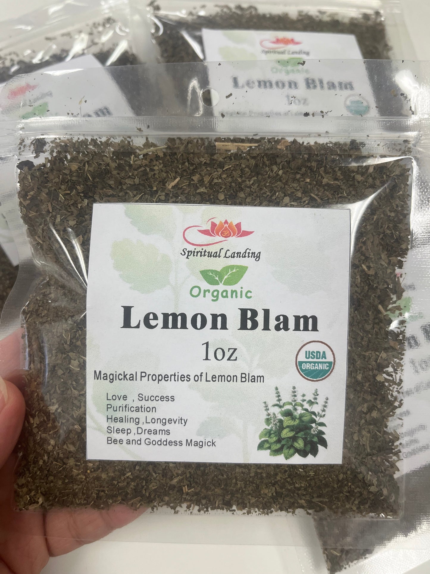 Organic Lemon Balm 1oz