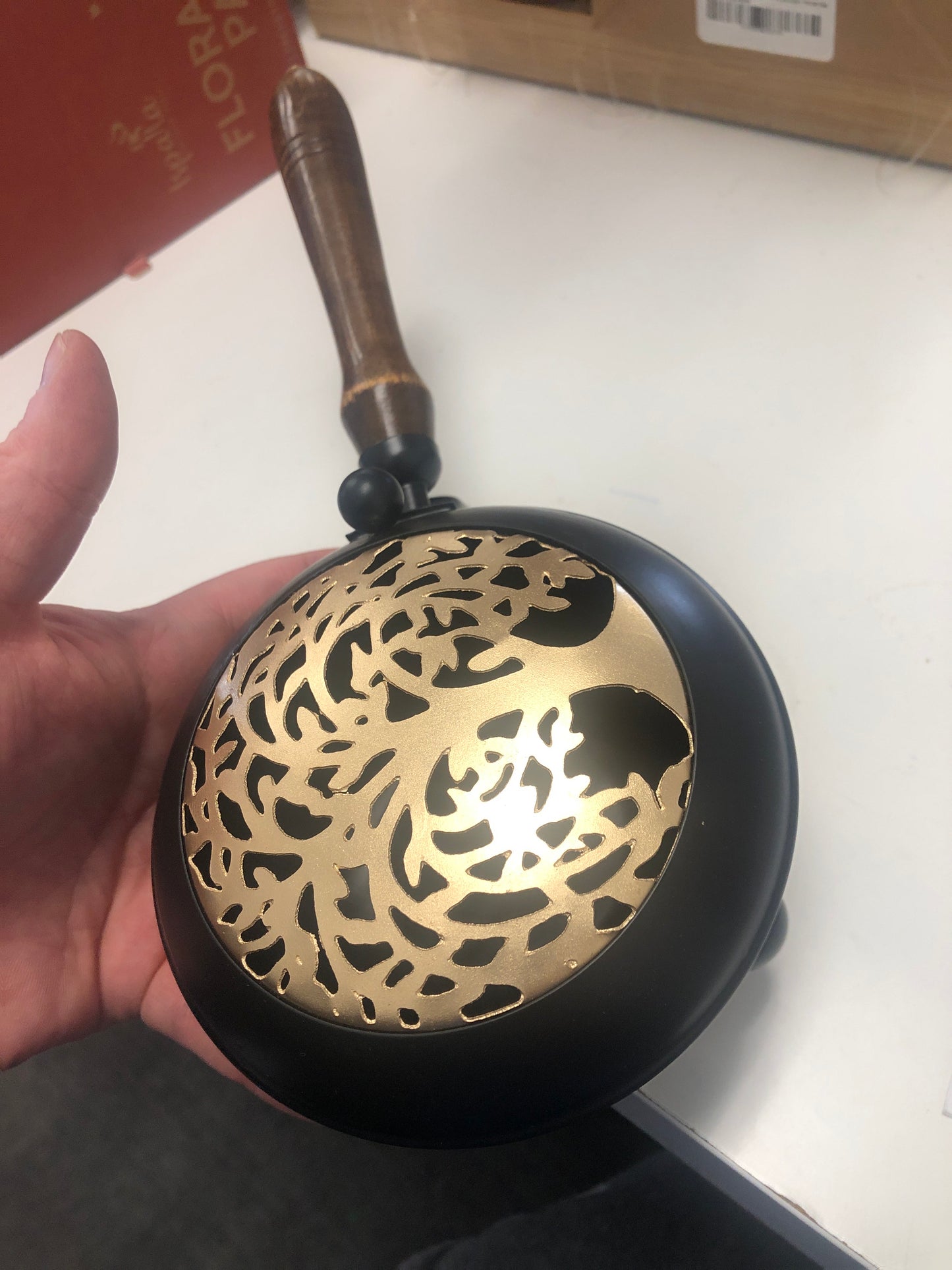 Tree of Life Metal Burner with Handle