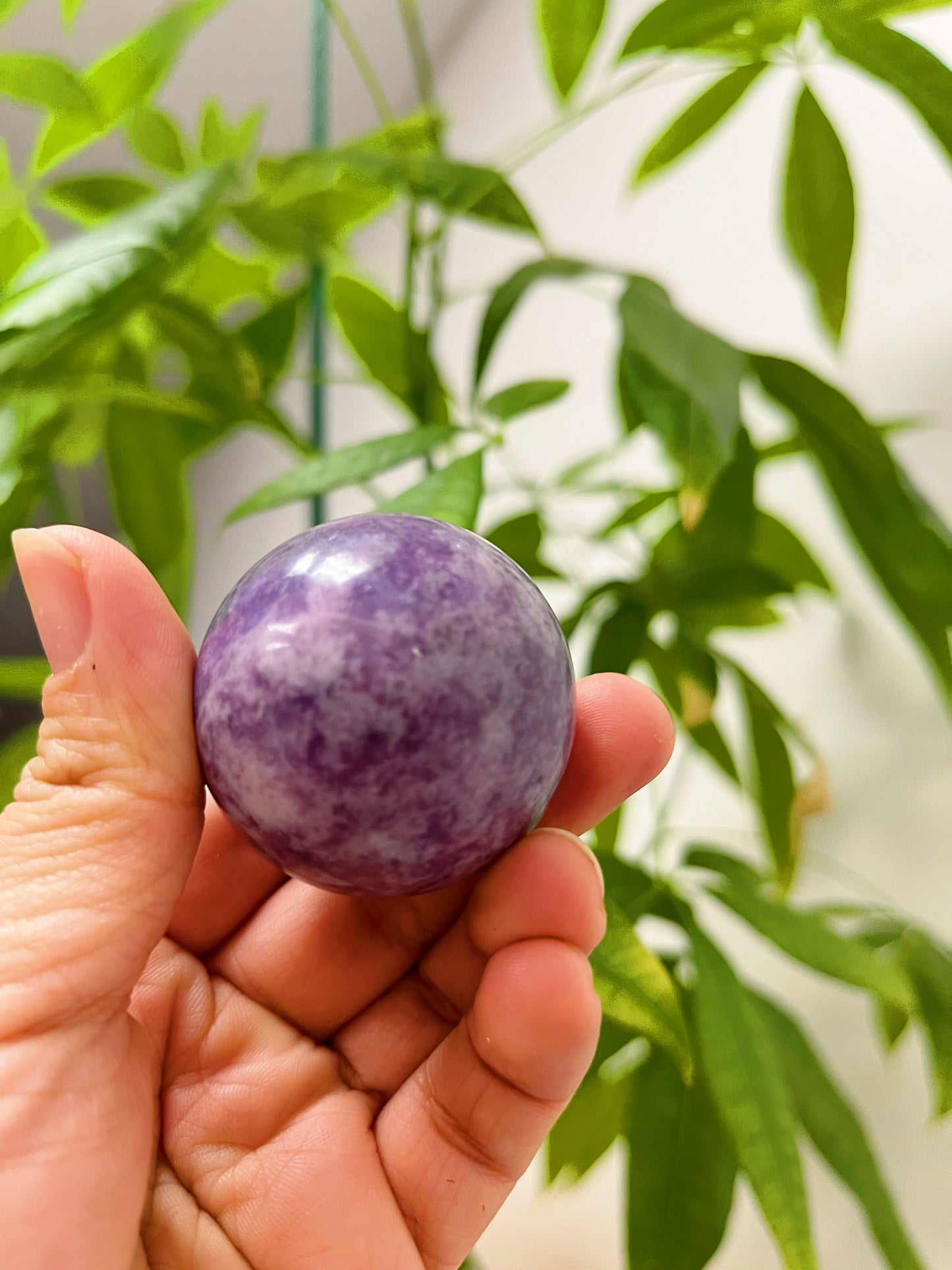 Lepidolite Sphere