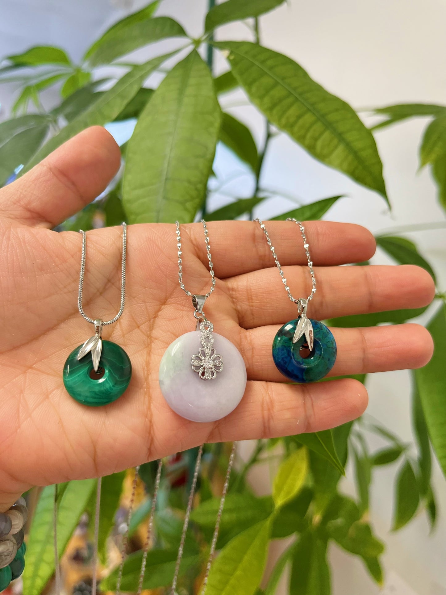 Purple Jade Necklace