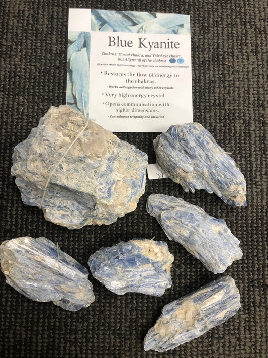Blue Kyanite Clusters