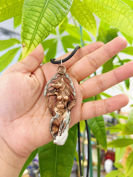 Handmade Women Wolf Necklace