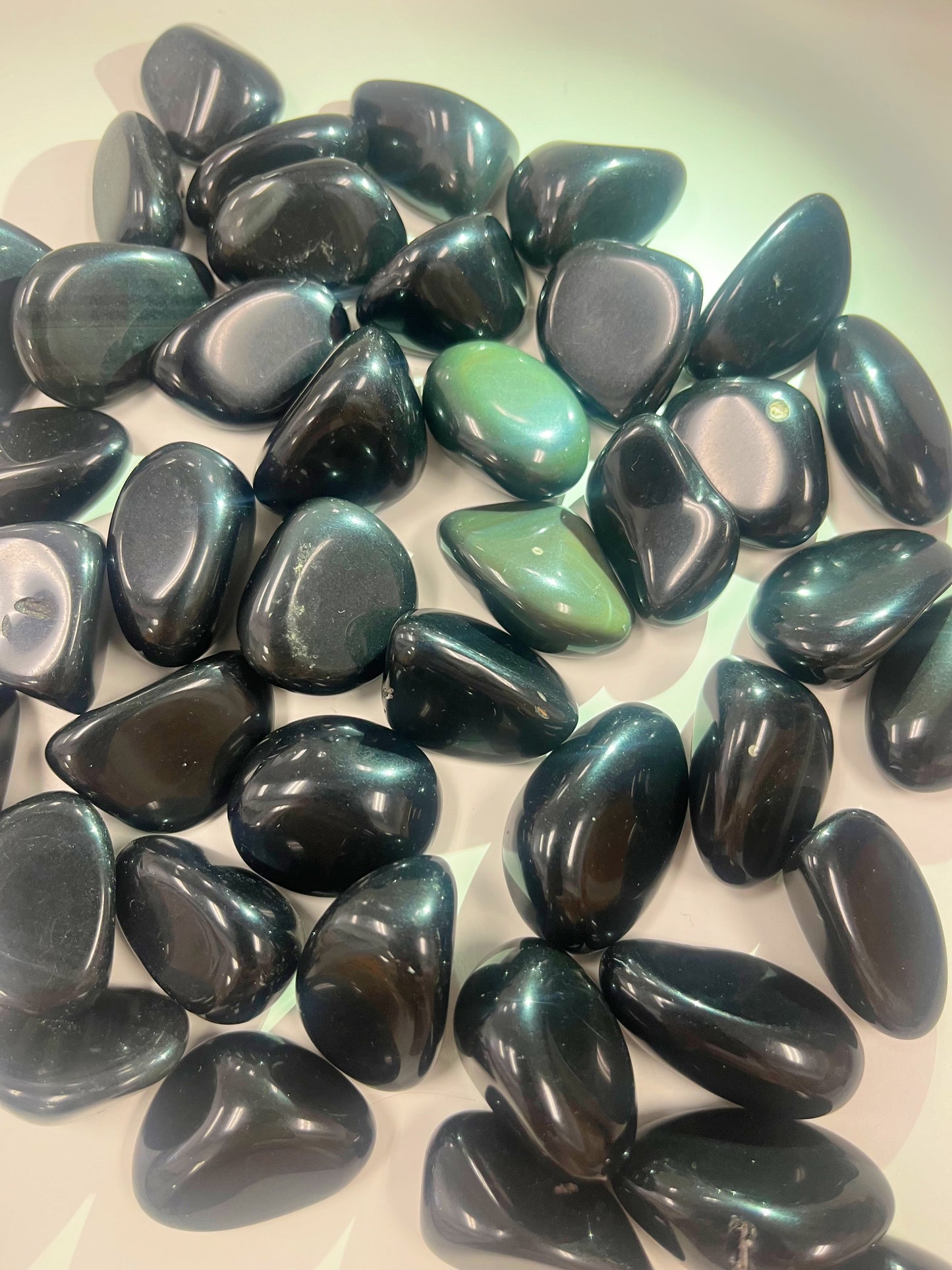 Rainbow Obsidian Tumbled