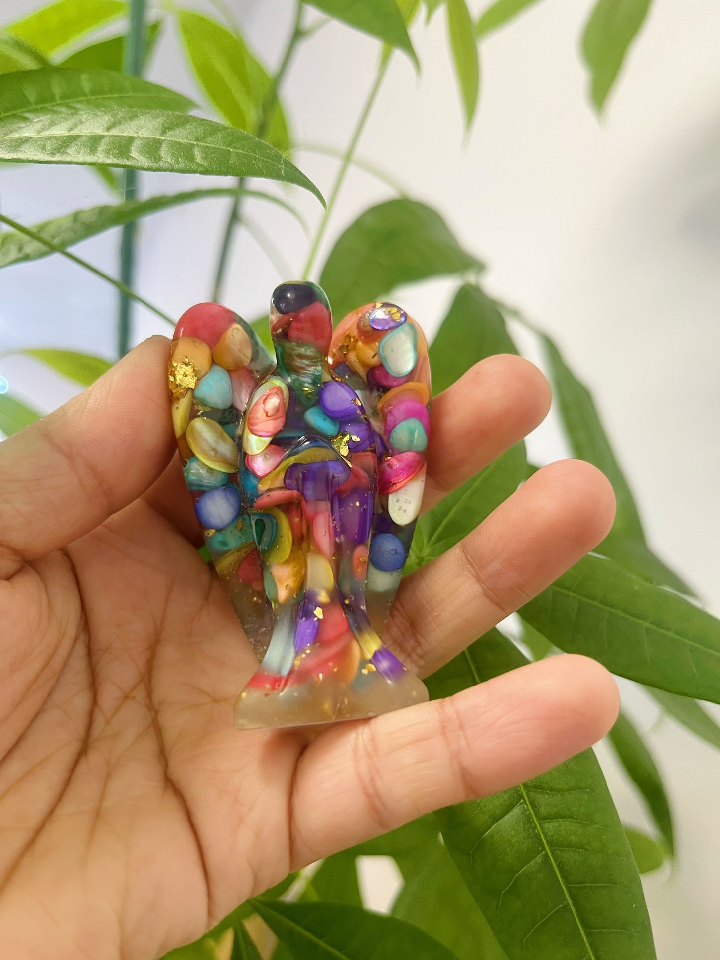 Angel Resin Chip Carvings