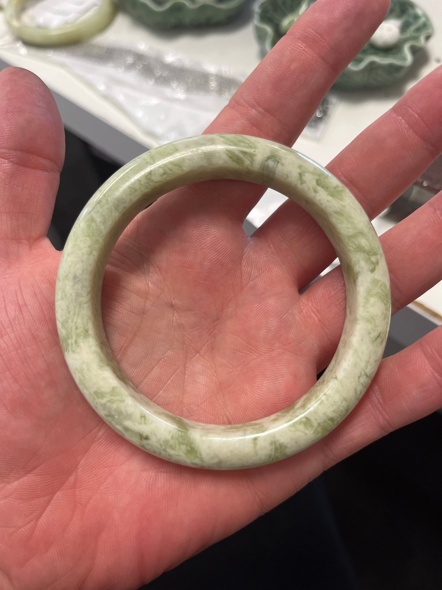 Jade Bangle Bracelets