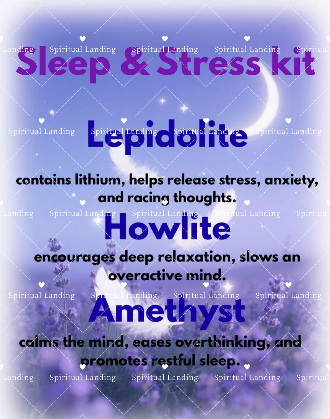 Sleep and Stress Crystal Kit