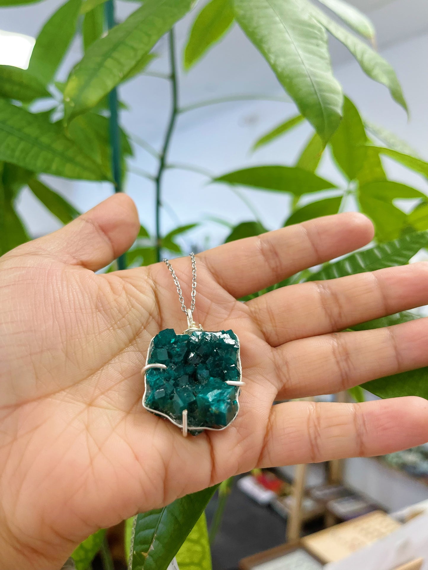 Dioptase Necklace