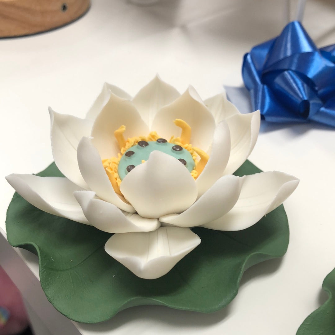 Ceramic Lotus Flower Incense Holder