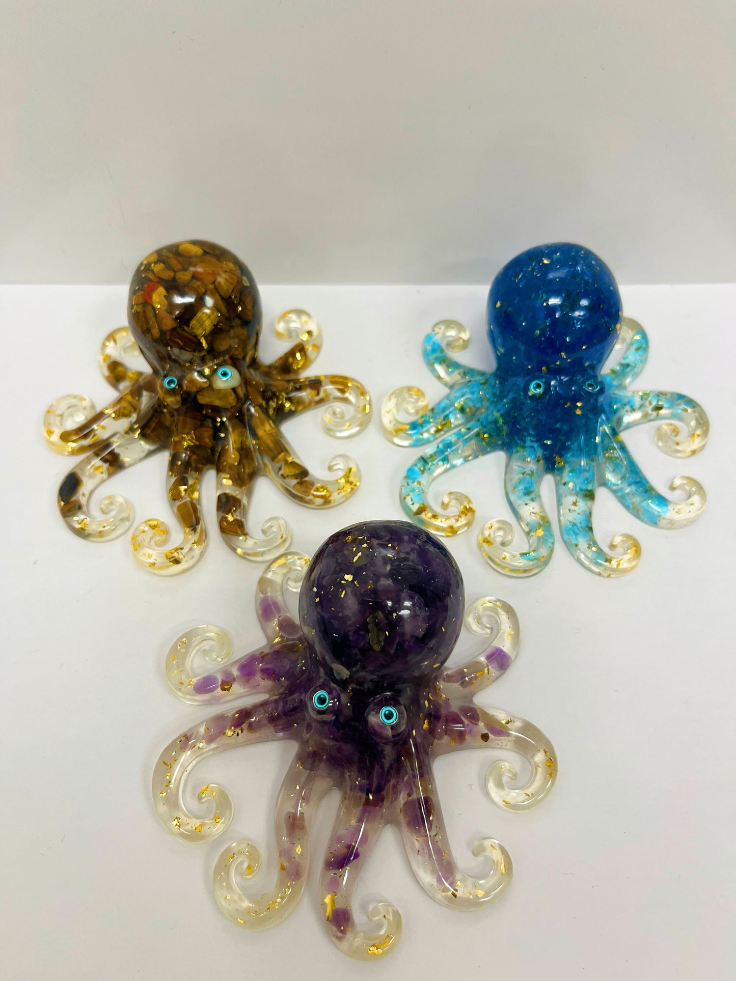 Octopus Crystal Chips Resin octopus Handmade