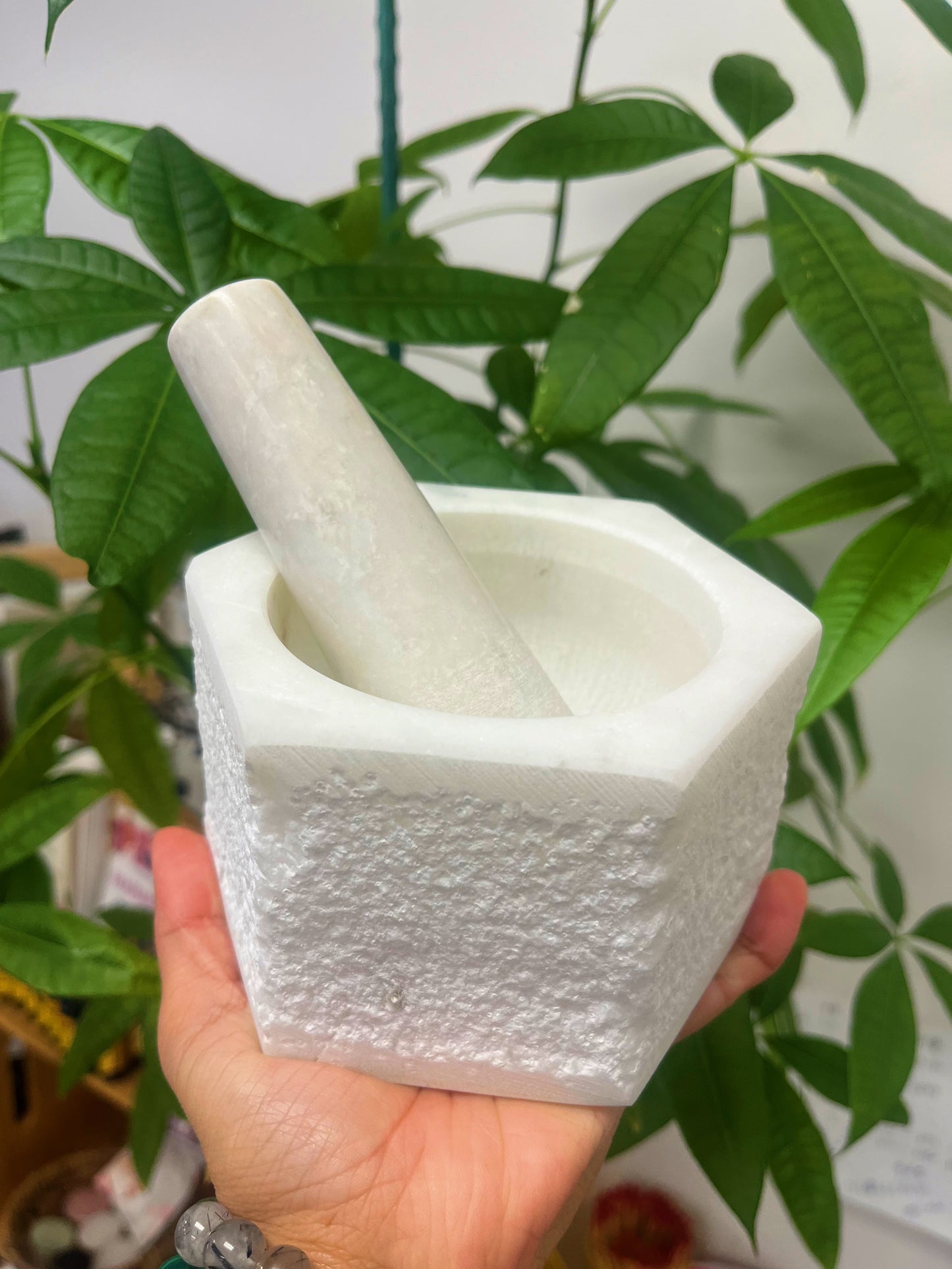 Marble Mortar Pestal