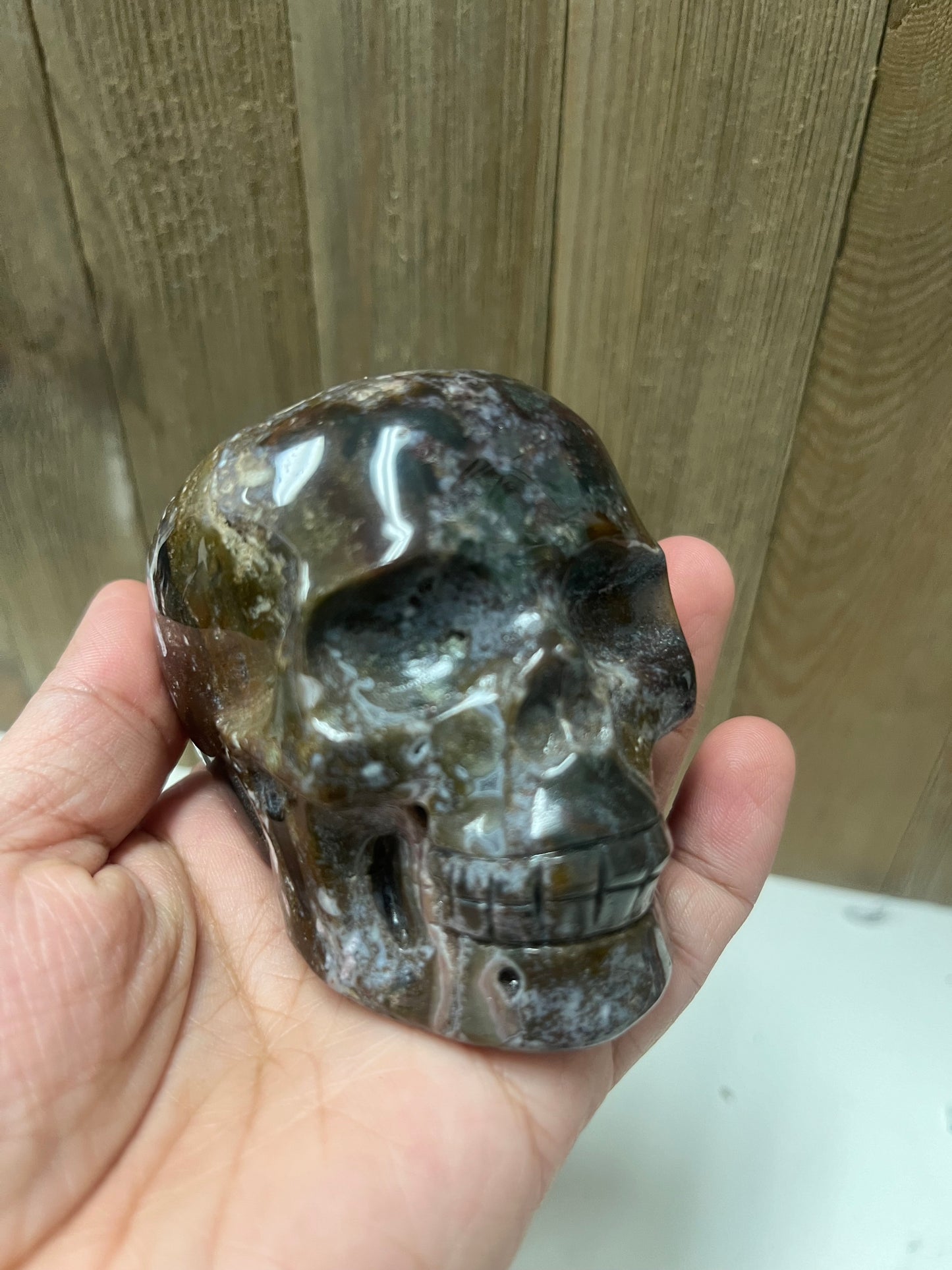 Ocean Jasper Skulls
