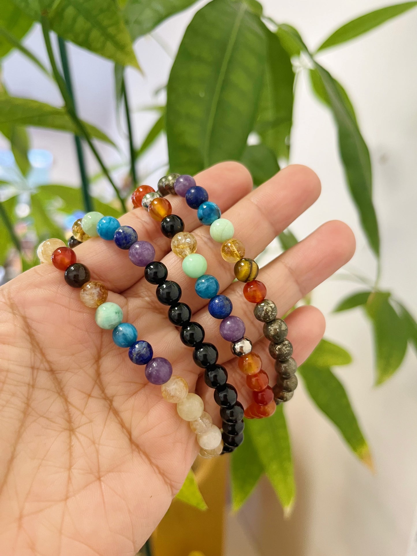 7 Chakra Bracelet handmade