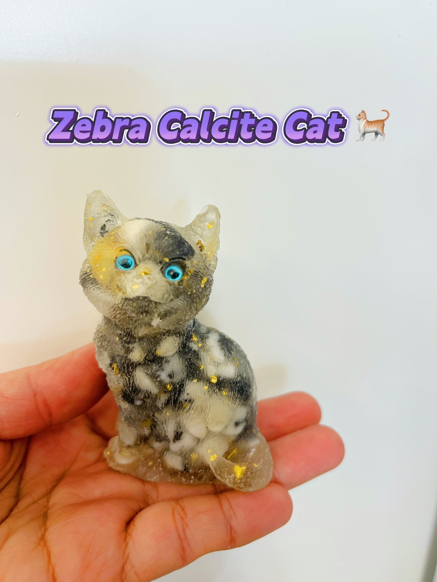 Crystals Cat Resin Crystal Chips Cat handmade