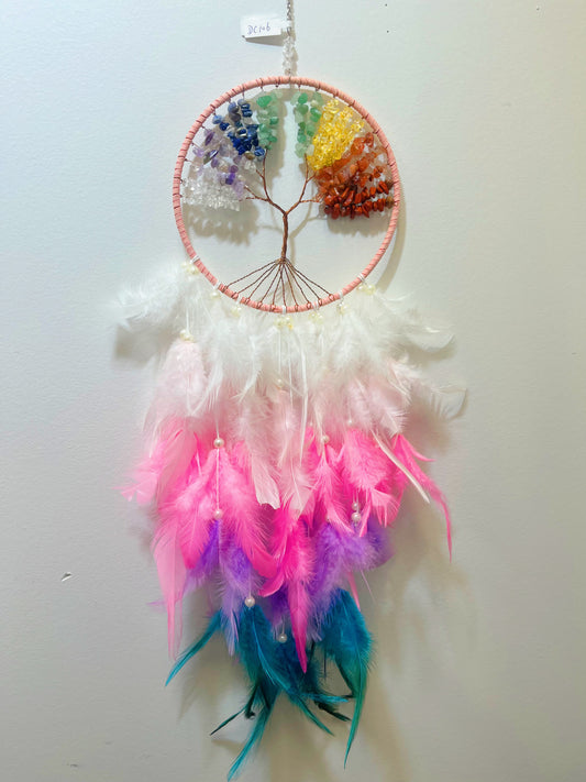 7 Chakra Crystal Tree of Life Dream Catcher