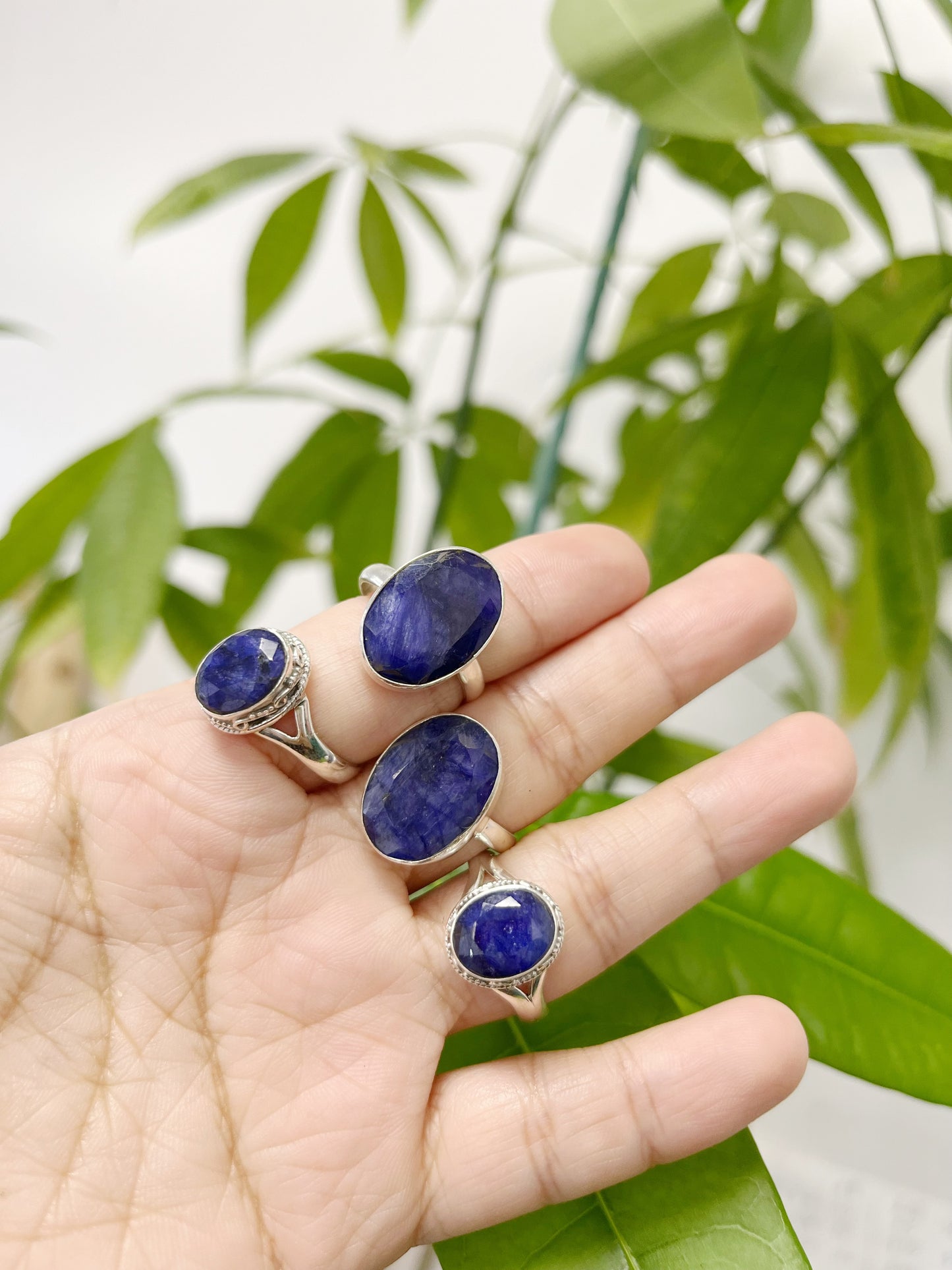 Ruby sapphire emerald Sliver ring