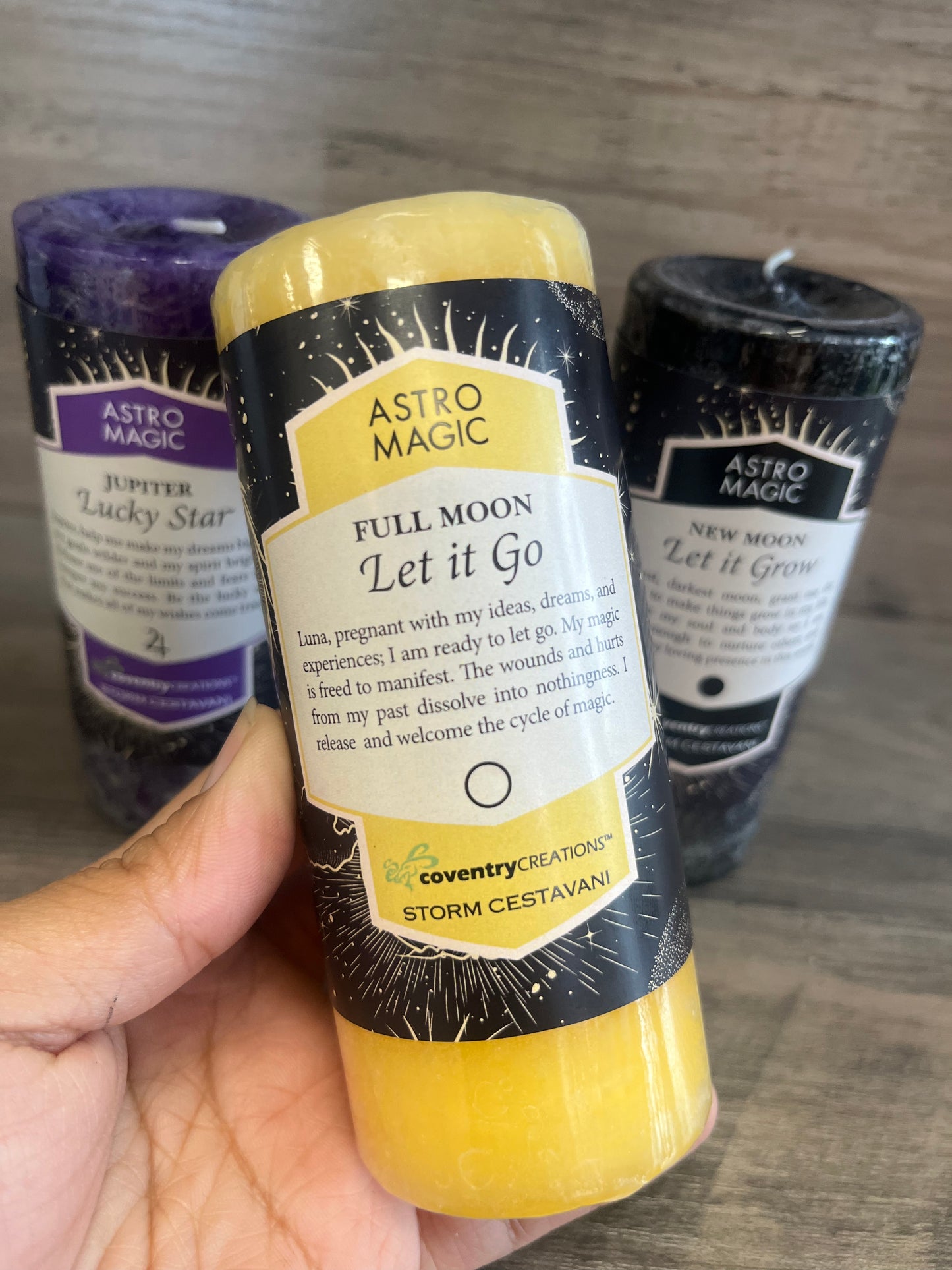 Intention candle Blessed Herbal Pillar Candles