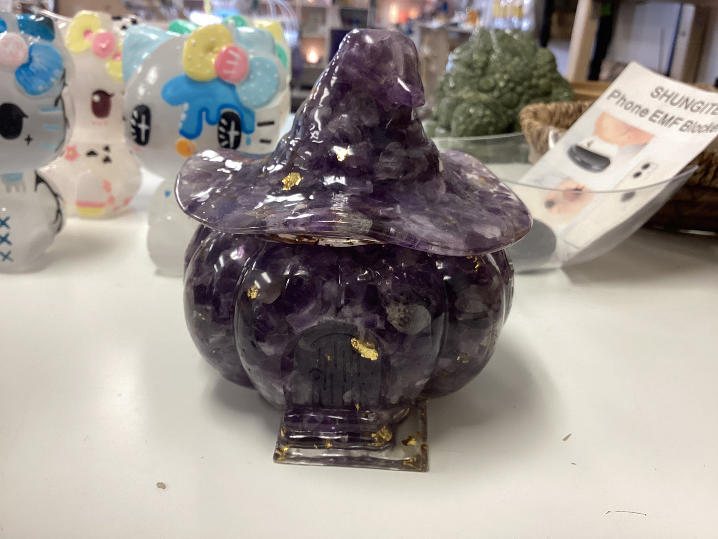 Resin Chip Pumpkin Box
