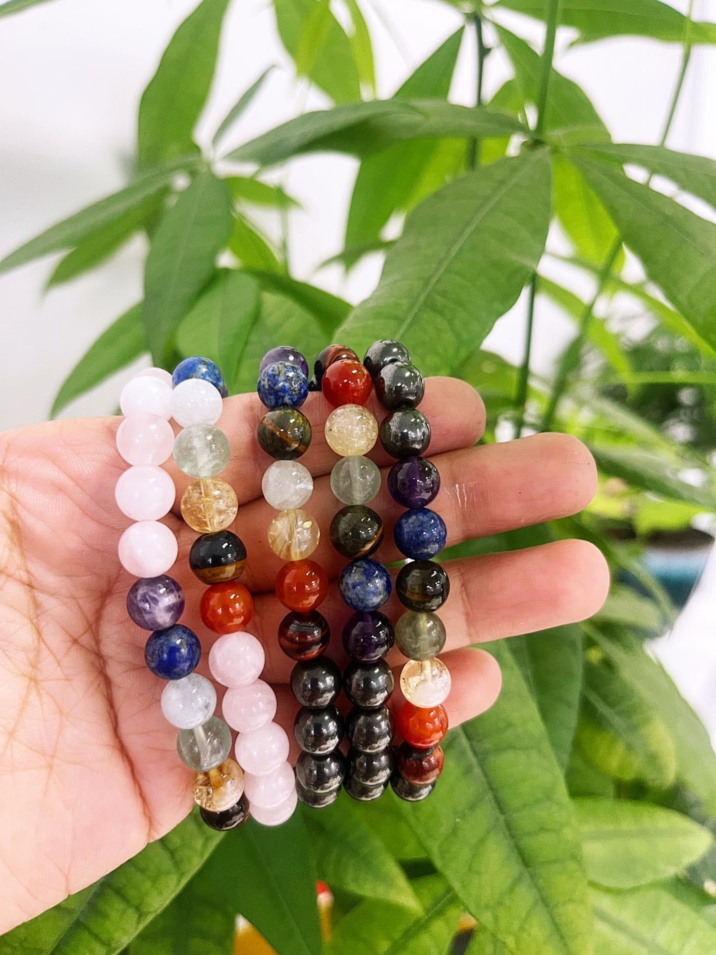 7 Chakra Bracelet handmade