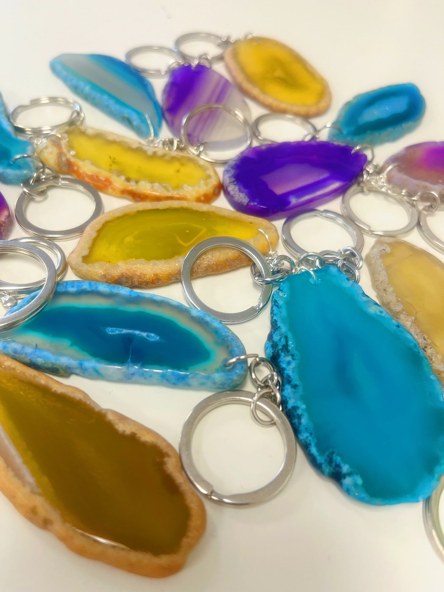 7 Chakra Agate slice