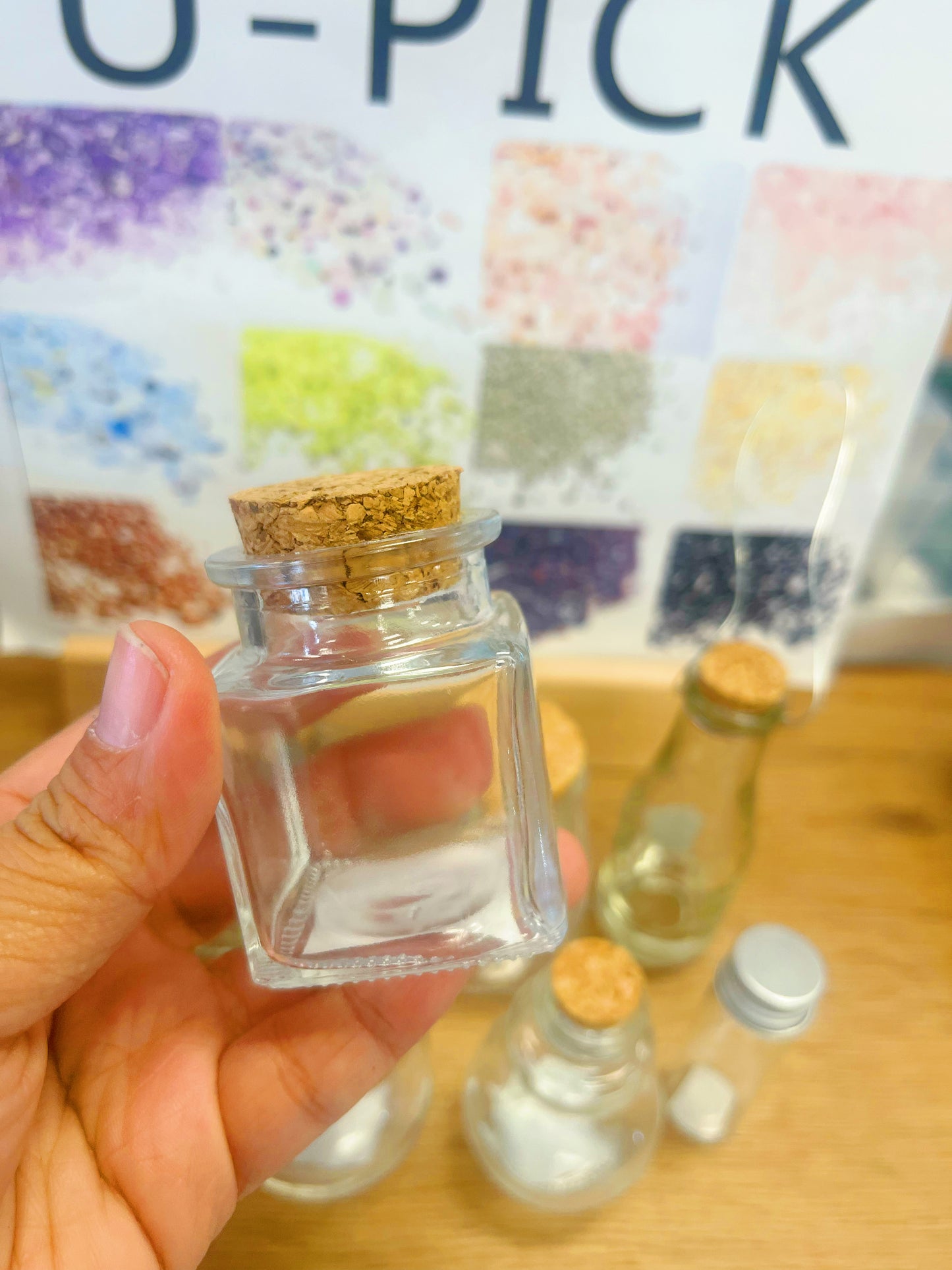 U Pick Crystal Bottles