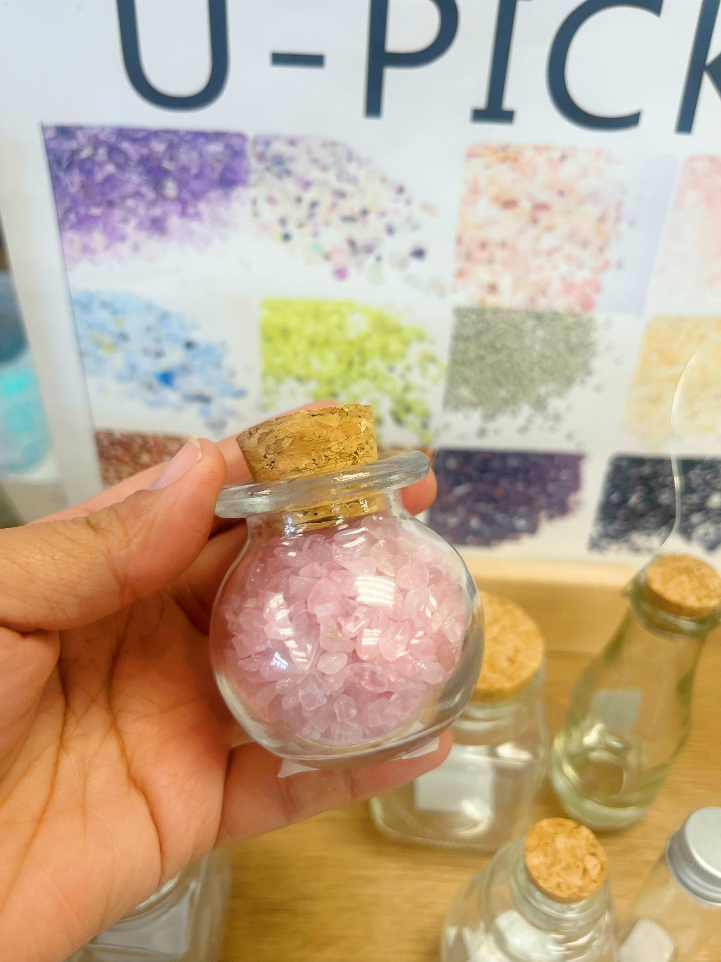 U Pick Crystal Bottles