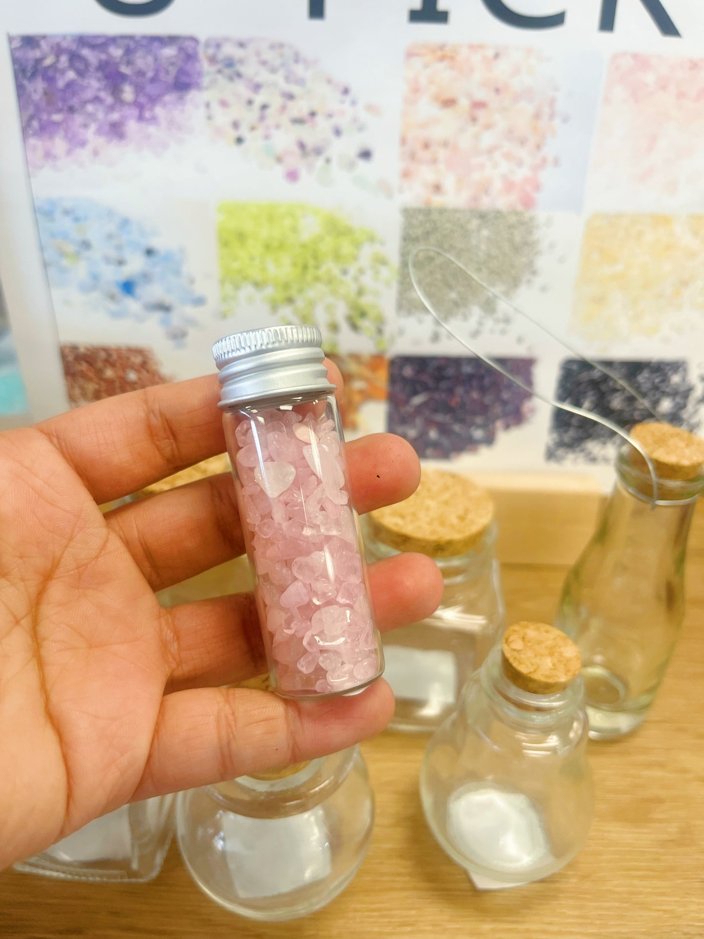 U Pick Crystal Bottles