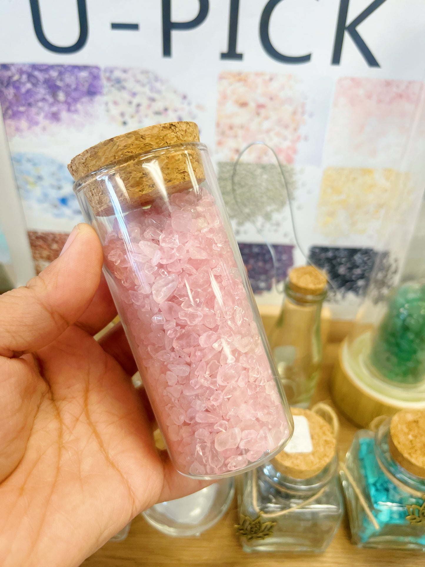 U Pick Crystal Bottles