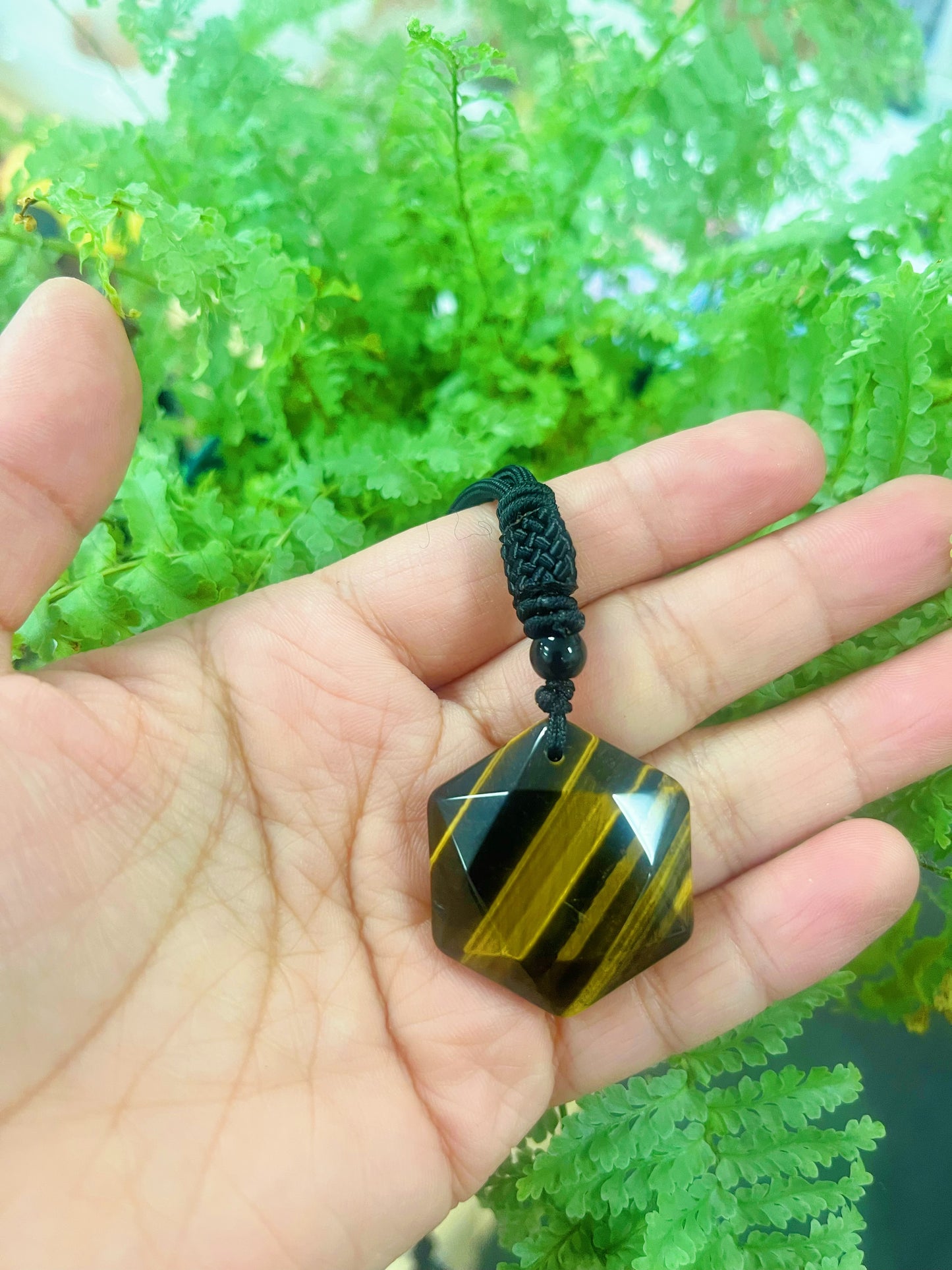 Crystal Hexagram Necklace