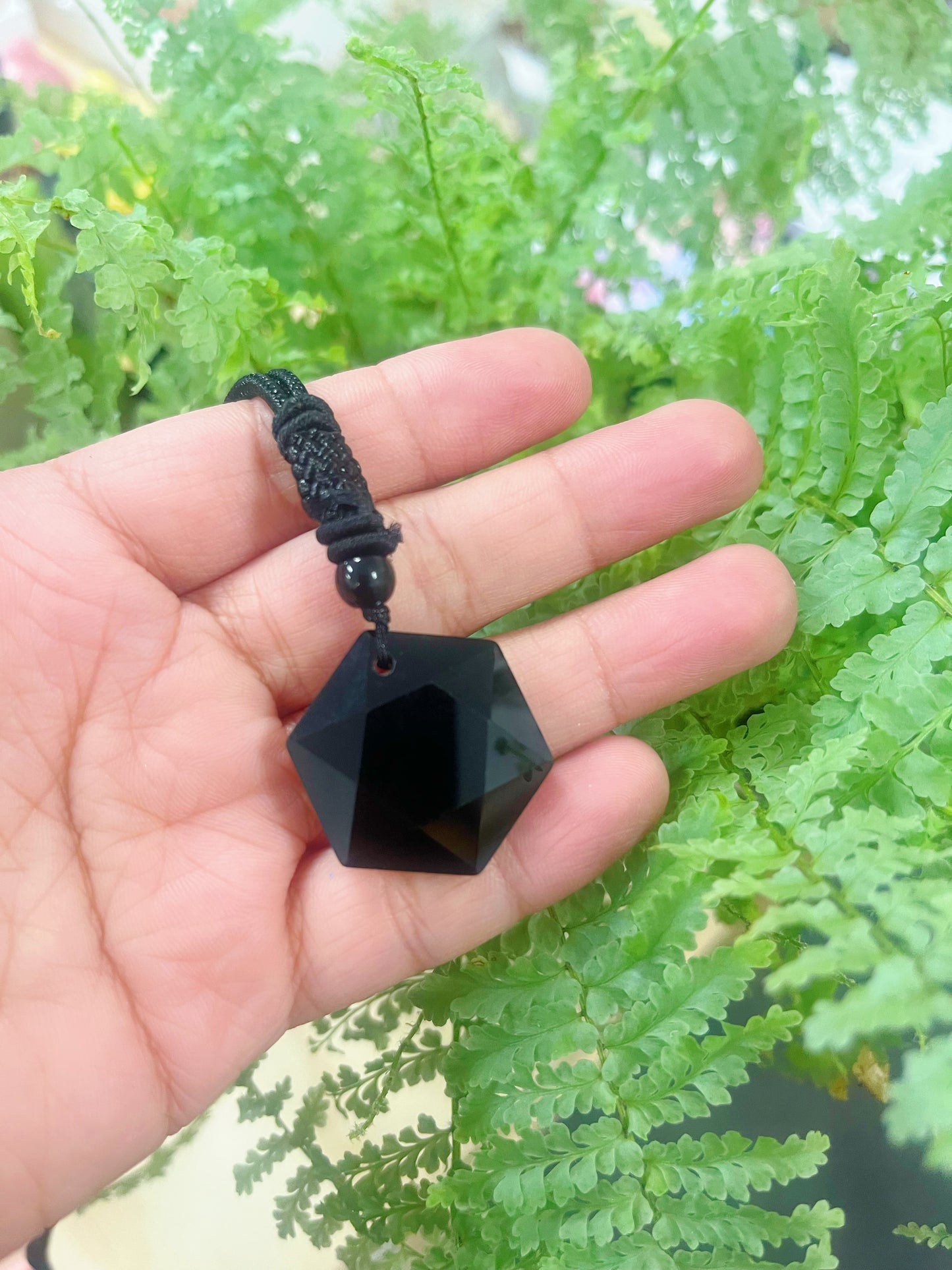 Crystal Hexagram Necklace