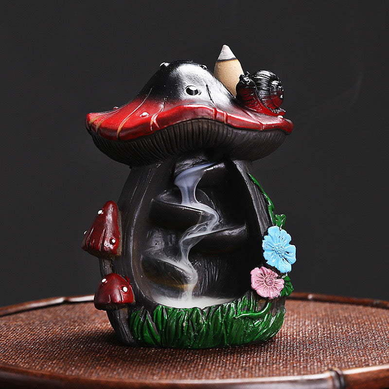 Pumpkin and Mushroom Backflow Burners