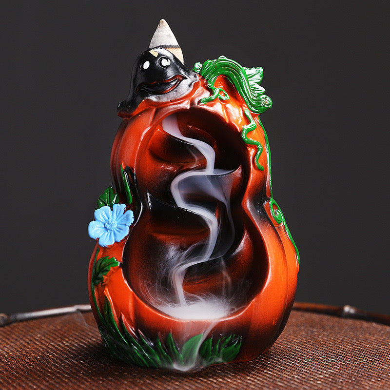 Pumpkin and Mushroom Backflow Burners